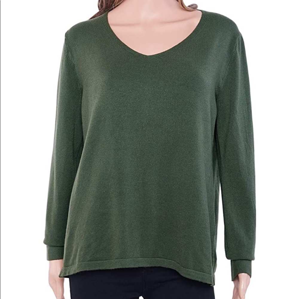 V Neck Knit Casual Sweater